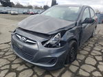 2013 Hyundai Accent Gls Gray vin: KMHCT4AE7DU285876