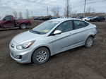 2013 Hyundai Accent Gls Gray vin: KMHCT4AE7DU435467