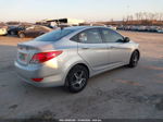 2013 Hyundai Accent Gls Silver vin: KMHCT4AE7DU446856