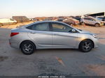 2013 Hyundai Accent Gls Silver vin: KMHCT4AE7DU446856