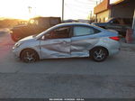 2013 Hyundai Accent Gls Silver vin: KMHCT4AE7DU446856