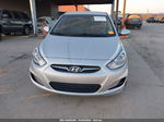 2013 Hyundai Accent Gls Silver vin: KMHCT4AE7DU446856