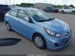 2013 Hyundai Accent Gls Синий vin: KMHCT4AE7DU452754