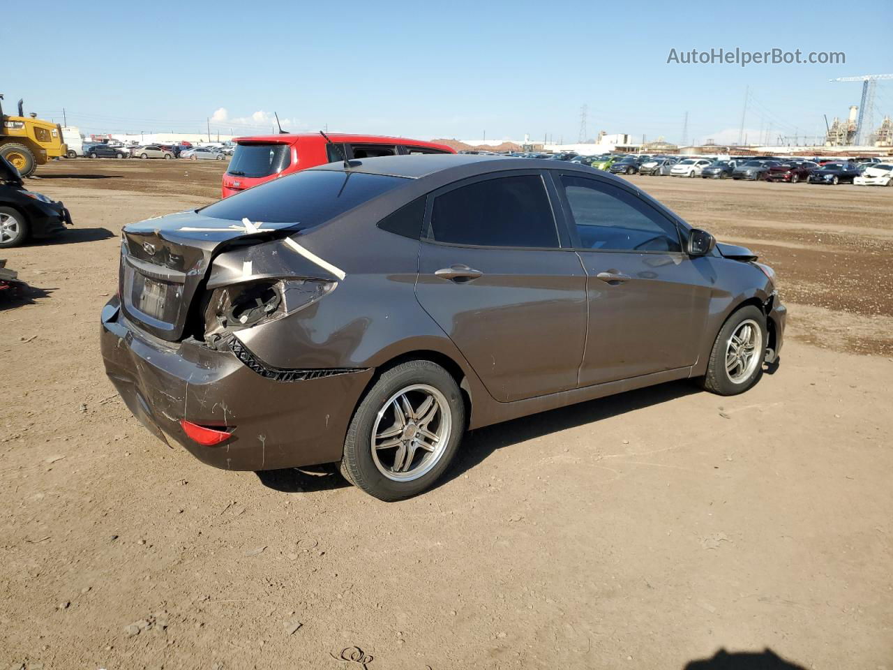 2013 Hyundai Accent Gls Tan vin: KMHCT4AE7DU555785