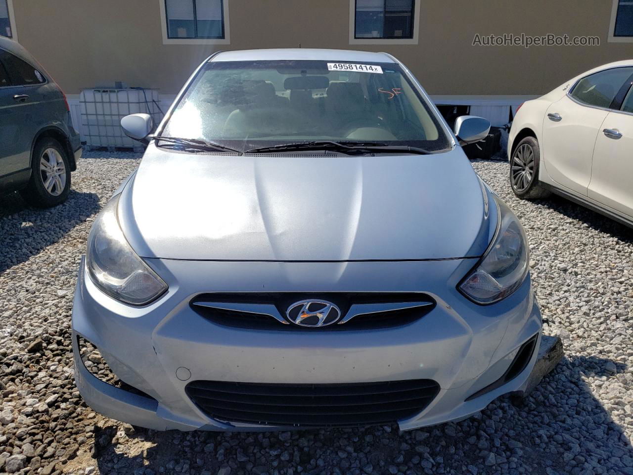 2013 Hyundai Accent Gls Синий vin: KMHCT4AE7DU562008