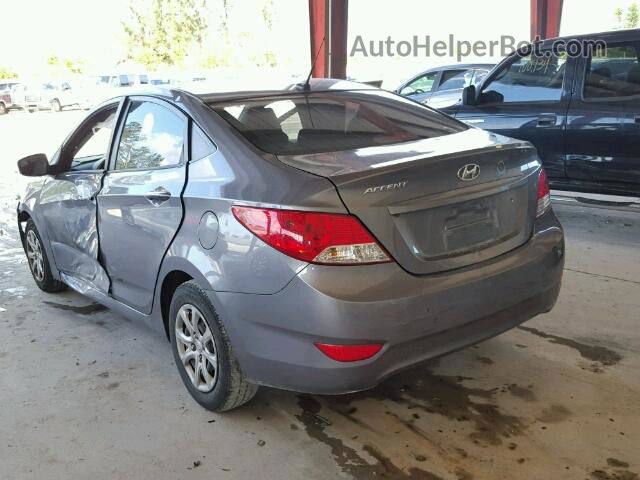 2014 Hyundai Accent Gls Серый vin: KMHCT4AE7EU659730