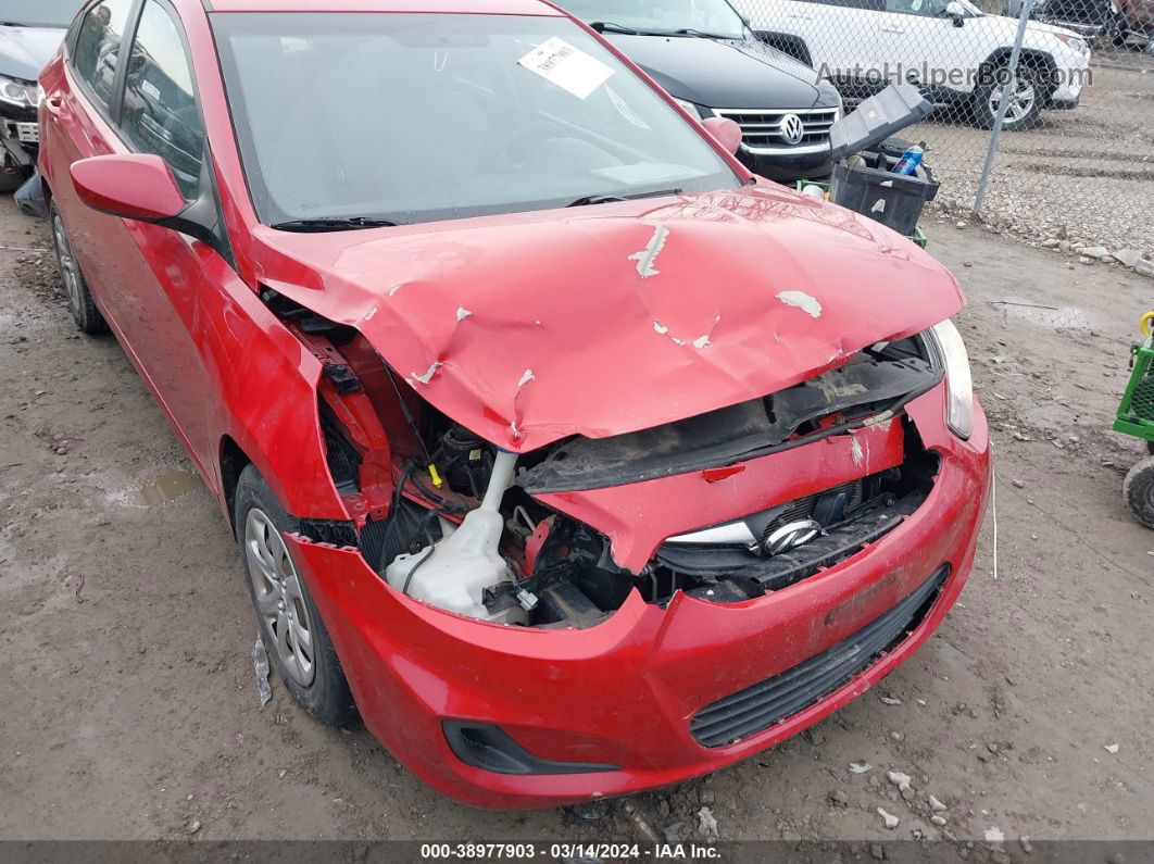 2014 Hyundai Accent Gls Красный vin: KMHCT4AE7EU662059