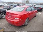 2014 Hyundai Accent Gls Red vin: KMHCT4AE7EU662059