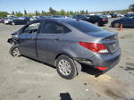 2014 Hyundai Accent Gls Gray vin: KMHCT4AE7EU696518