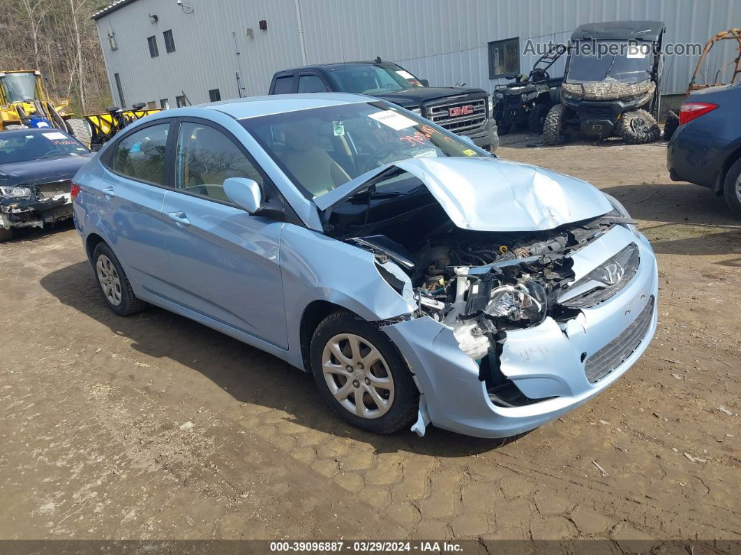 2014 Hyundai Accent Gls Синий vin: KMHCT4AE7EU745846