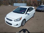 2015 Hyundai Accent Gls White vin: KMHCT4AE7FU805299