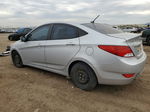 2015 Hyundai Accent Gls Silver vin: KMHCT4AE7FU818327