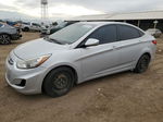 2015 Hyundai Accent Gls Silver vin: KMHCT4AE7FU818327