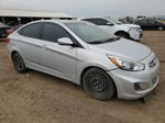 2015 Hyundai Accent Gls Silver vin: KMHCT4AE7FU818327