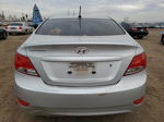 2015 Hyundai Accent Gls Silver vin: KMHCT4AE7FU818327