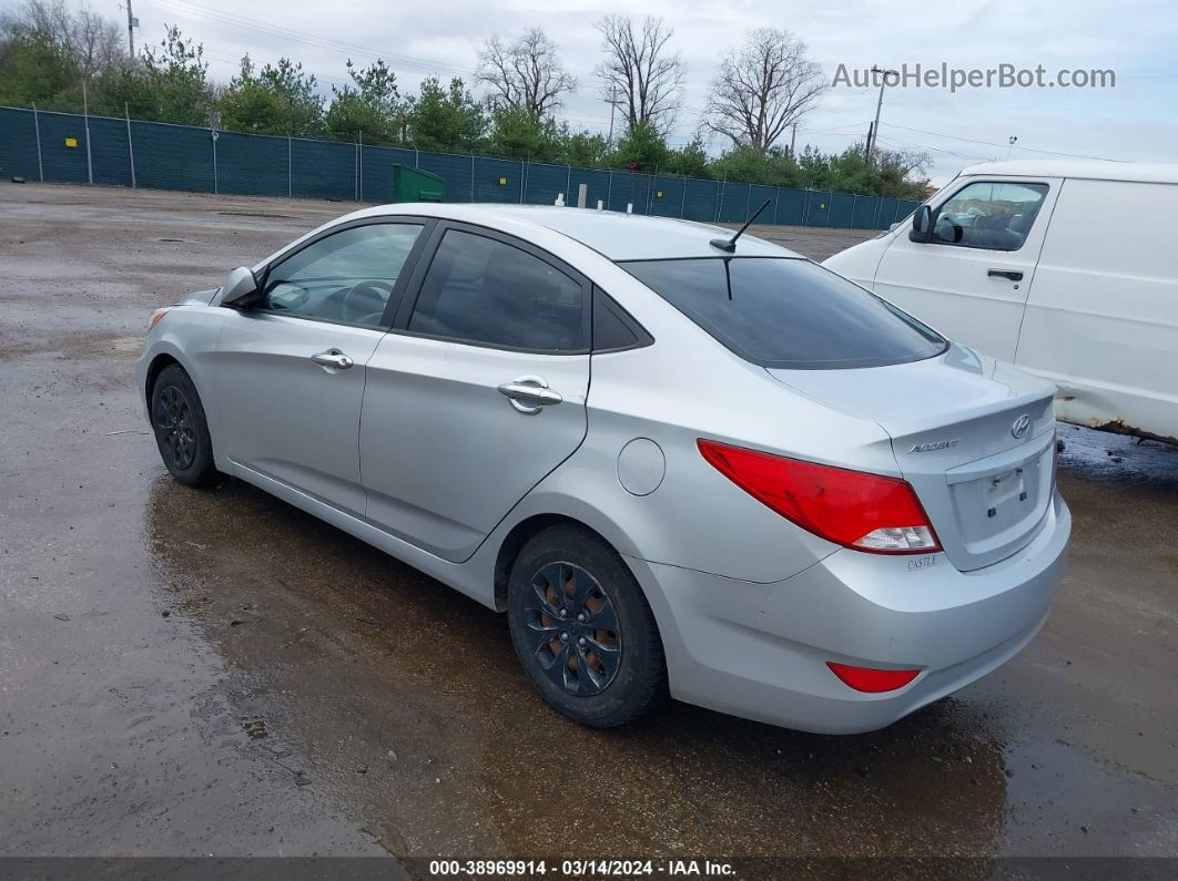 2015 Hyundai Accent Gls Silver vin: KMHCT4AE7FU857399