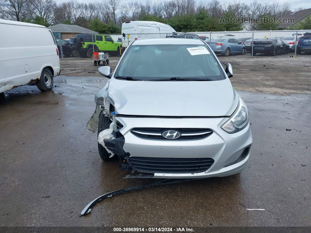 2015 Hyundai Accent Gls Silver vin: KMHCT4AE7FU857399