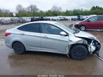 2015 Hyundai Accent Gls Silver vin: KMHCT4AE7FU857399