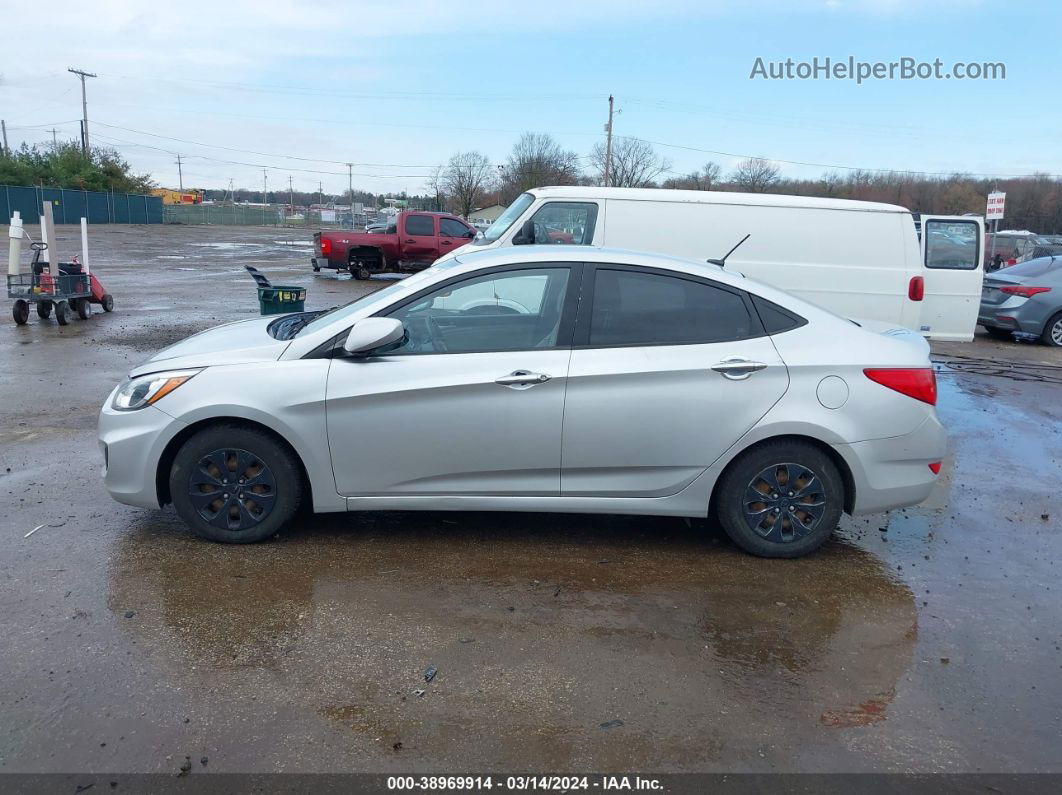 2015 Hyundai Accent Gls Silver vin: KMHCT4AE7FU857399