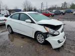 2015 Hyundai Accent Gls White vin: KMHCT4AE7FU878494