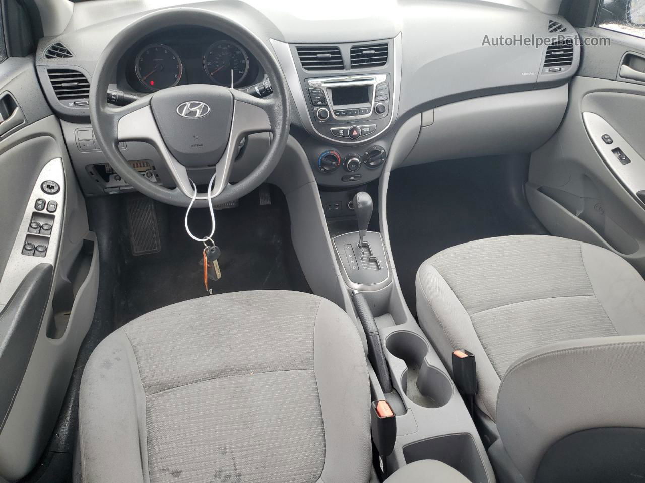 2015 Hyundai Accent Gls Charcoal vin: KMHCT4AE7FU897949