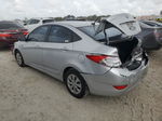 2015 Hyundai Accent Gls Silver vin: KMHCT4AE7FU907427