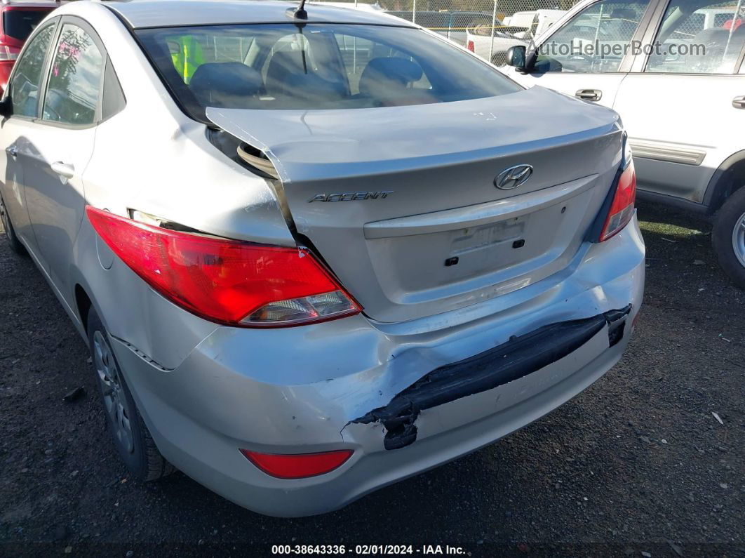 2015 Hyundai Accent Gls Silver vin: KMHCT4AE7FU929900