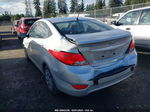 2015 Hyundai Accent Gls Silver vin: KMHCT4AE7FU929900