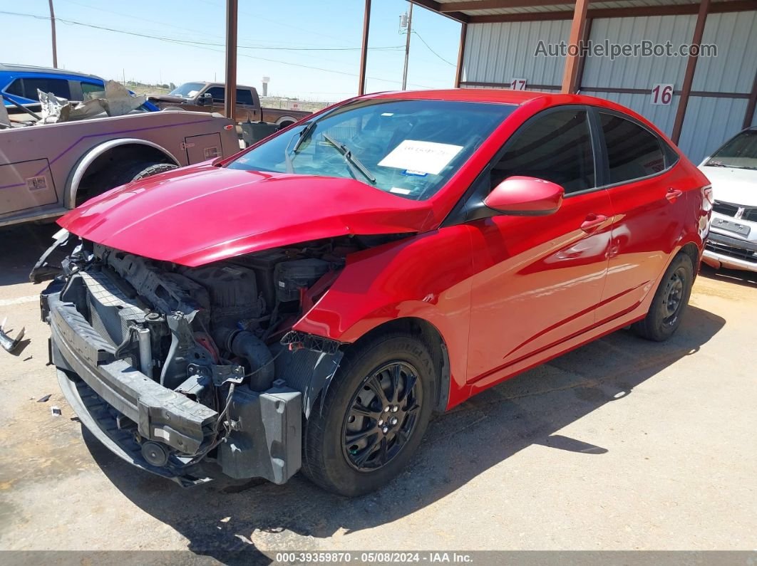 2016 Hyundai Accent Se Red vin: KMHCT4AE7GU013008