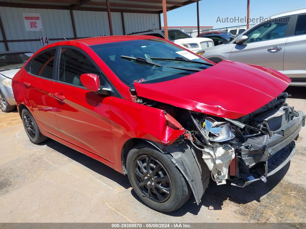 2016 Hyundai Accent Se Red vin: KMHCT4AE7GU013008