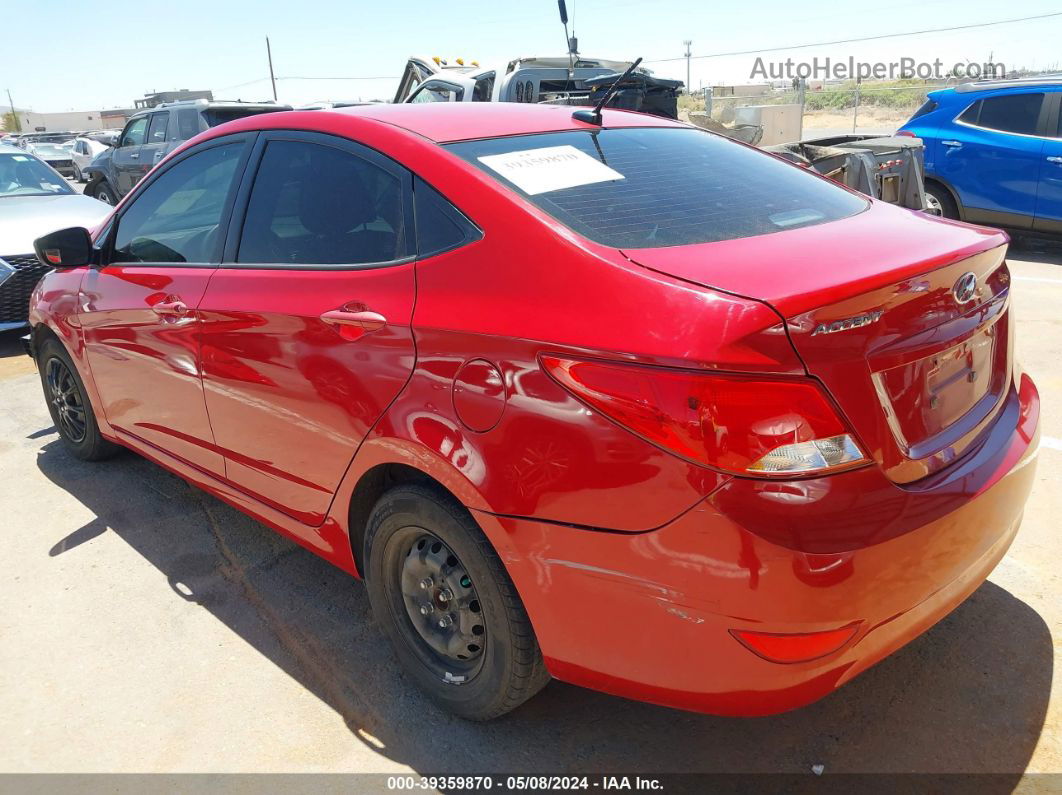 2016 Hyundai Accent Se Red vin: KMHCT4AE7GU013008