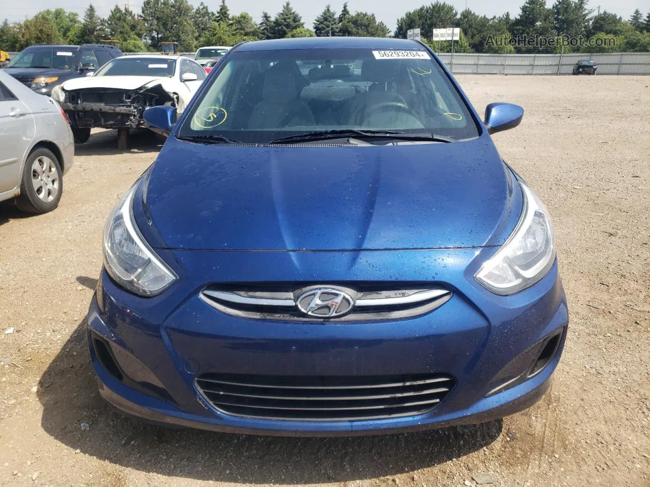 2016 Hyundai Accent Se Blue vin: KMHCT4AE7GU015177