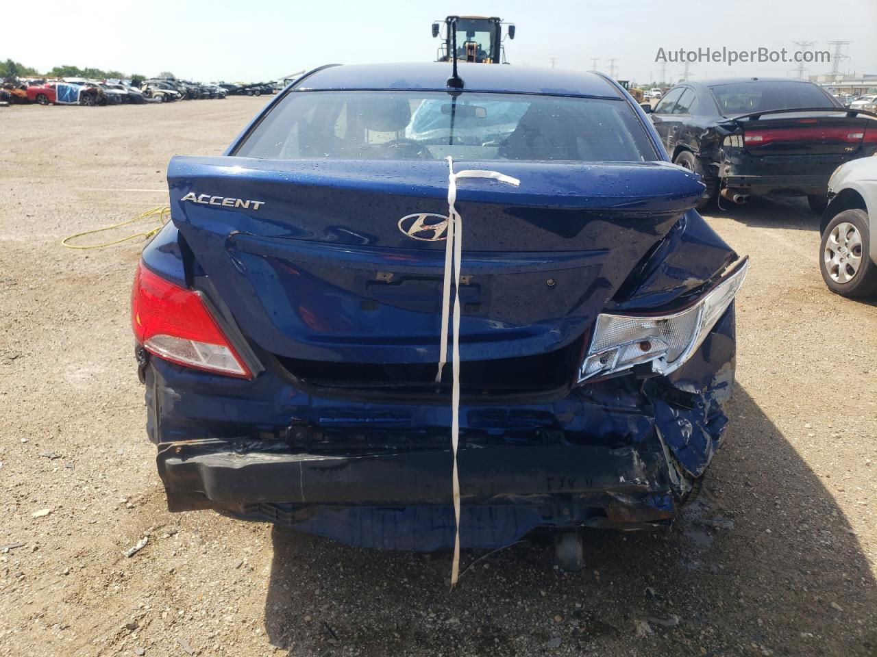 2016 Hyundai Accent Se Синий vin: KMHCT4AE7GU015177