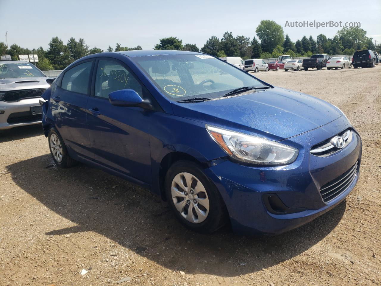 2016 Hyundai Accent Se Blue vin: KMHCT4AE7GU015177