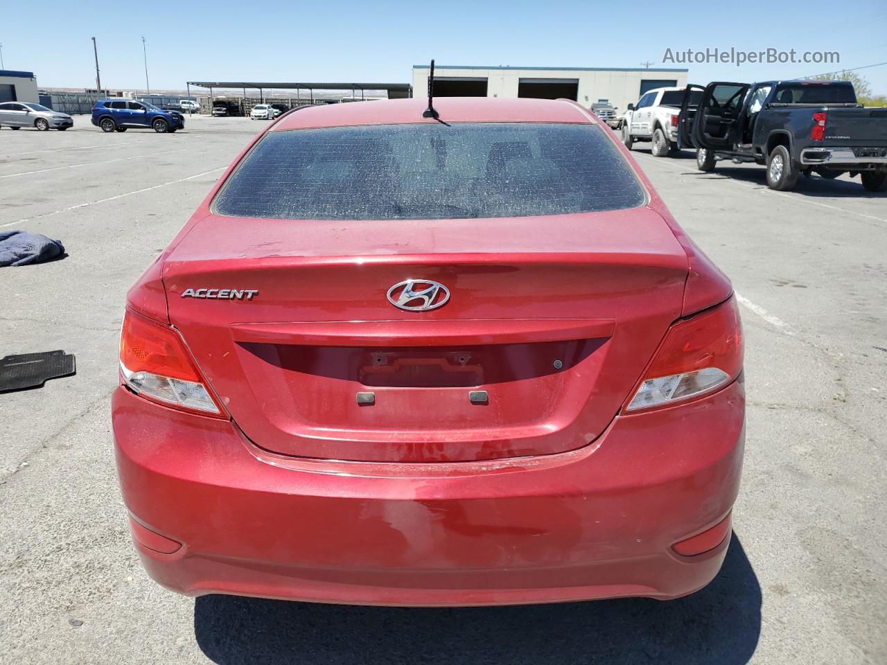 2016 Hyundai Accent Se Red vin: KMHCT4AE7GU052004