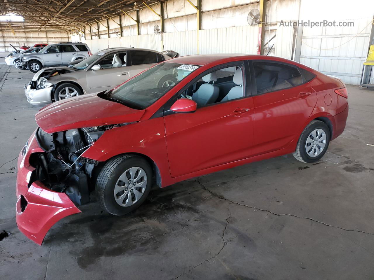 2016 Hyundai Accent Se Red vin: KMHCT4AE7GU064489