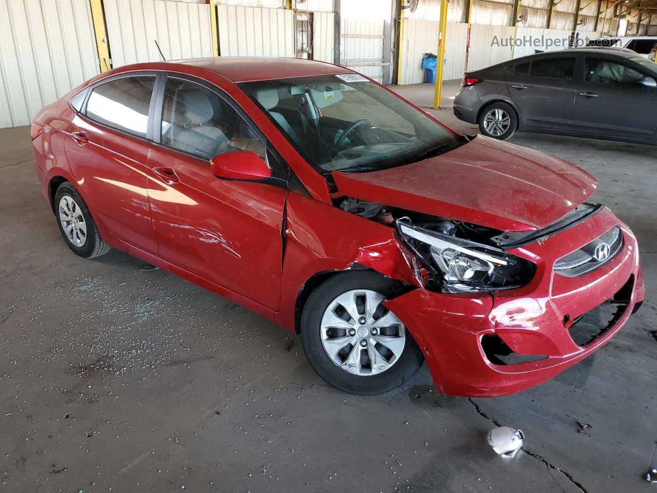 2016 Hyundai Accent Se Red vin: KMHCT4AE7GU064489