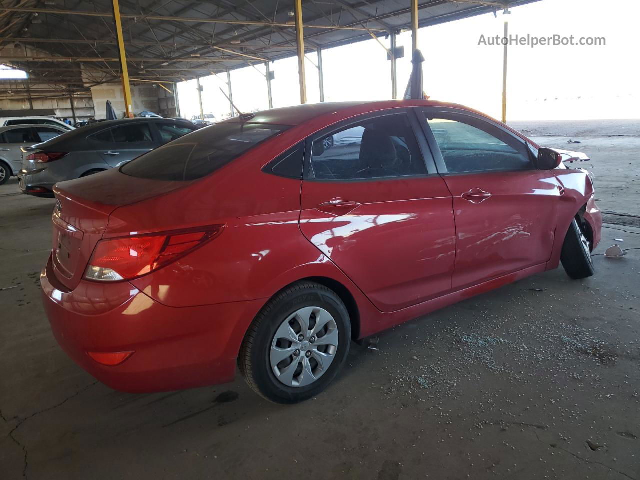 2016 Hyundai Accent Se Red vin: KMHCT4AE7GU064489