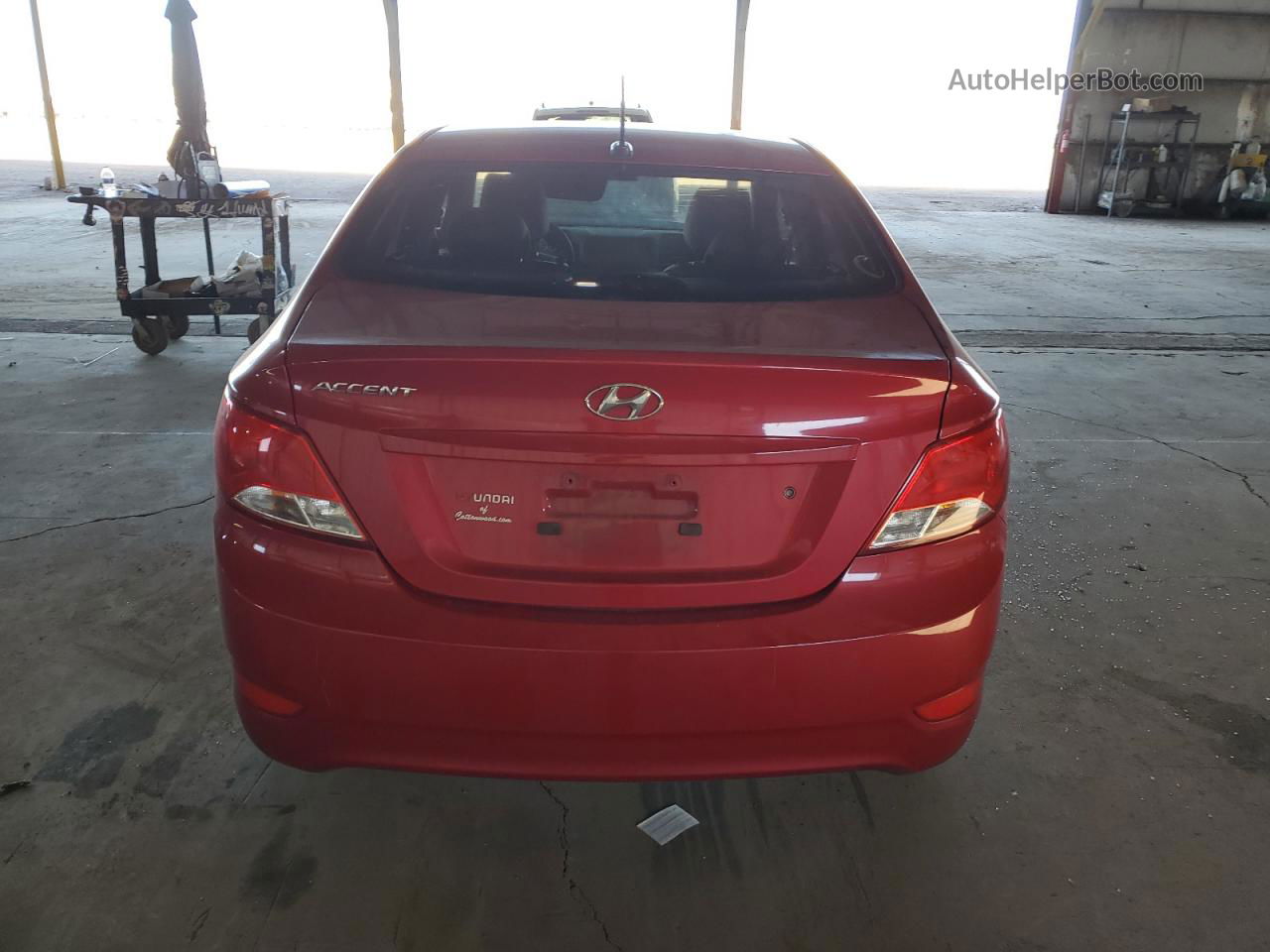 2016 Hyundai Accent Se Red vin: KMHCT4AE7GU064489