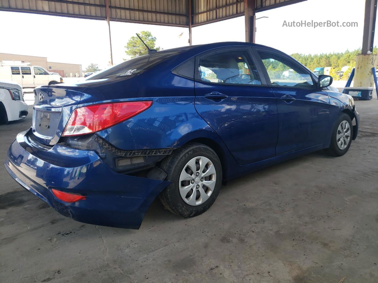 2016 Hyundai Accent Se Blue vin: KMHCT4AE7GU073936