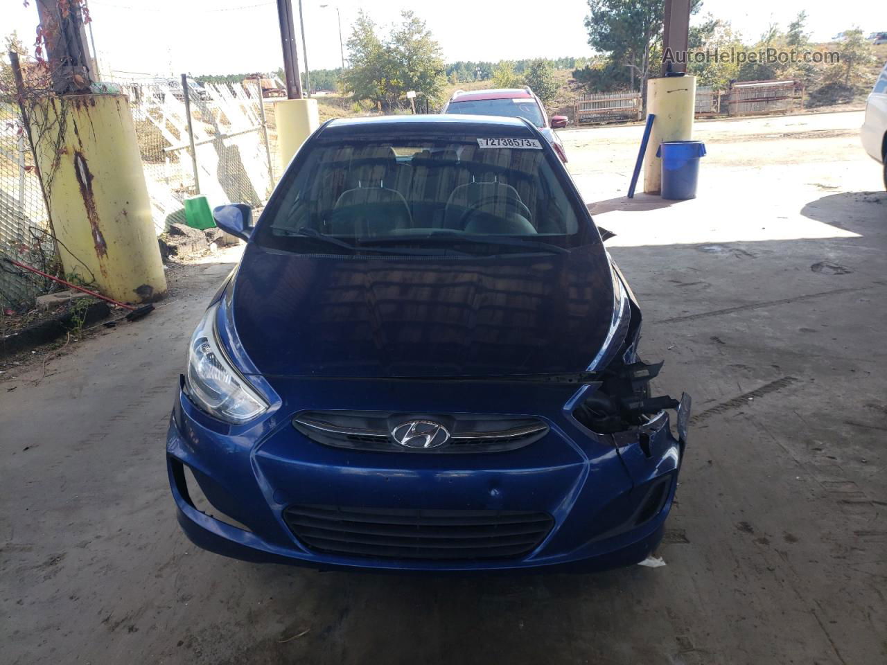 2016 Hyundai Accent Se Blue vin: KMHCT4AE7GU073936