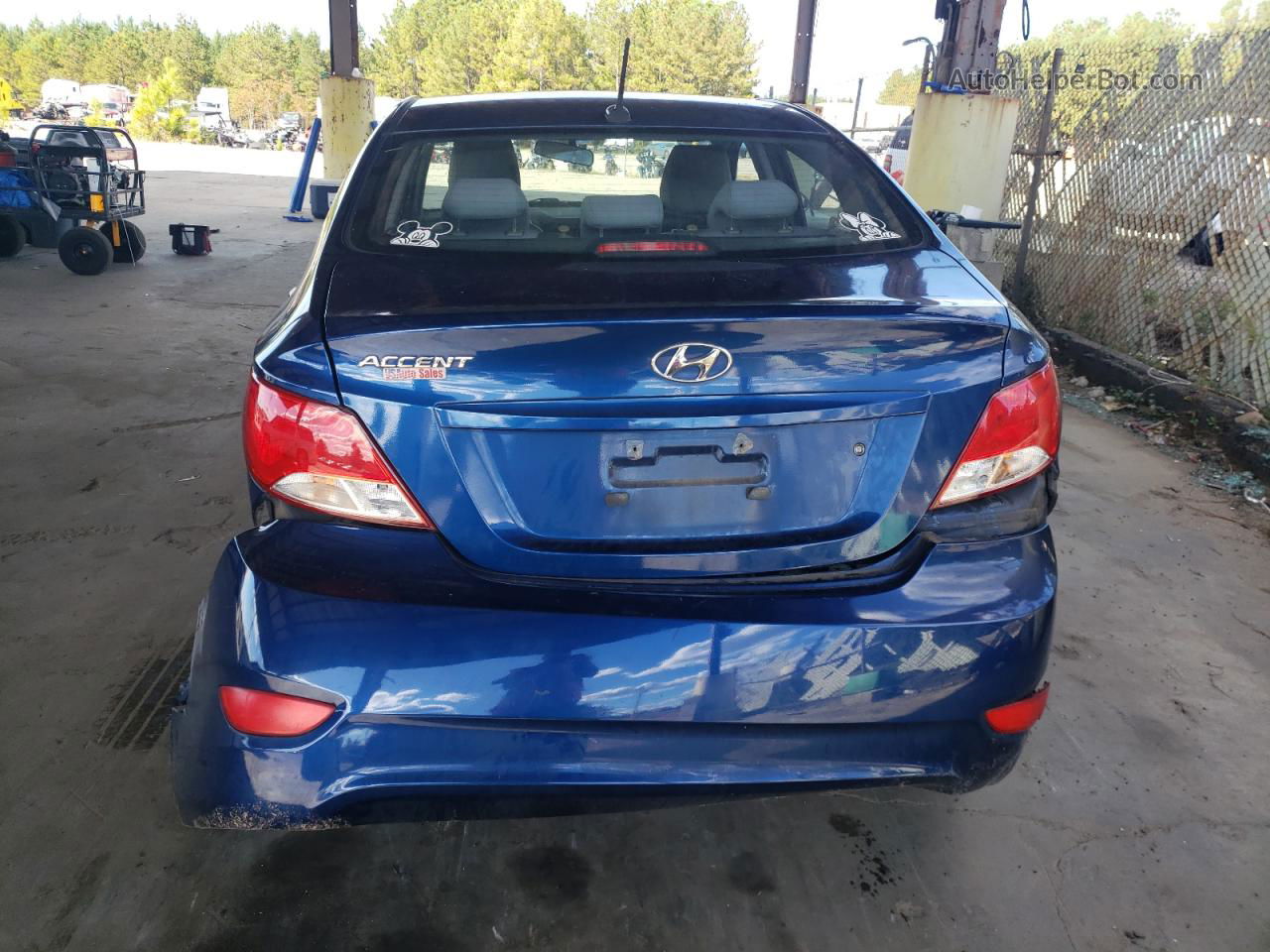 2016 Hyundai Accent Se Blue vin: KMHCT4AE7GU073936