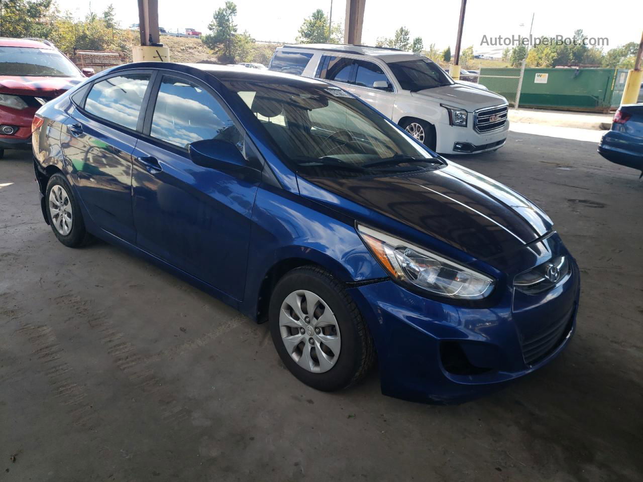 2016 Hyundai Accent Se Blue vin: KMHCT4AE7GU073936