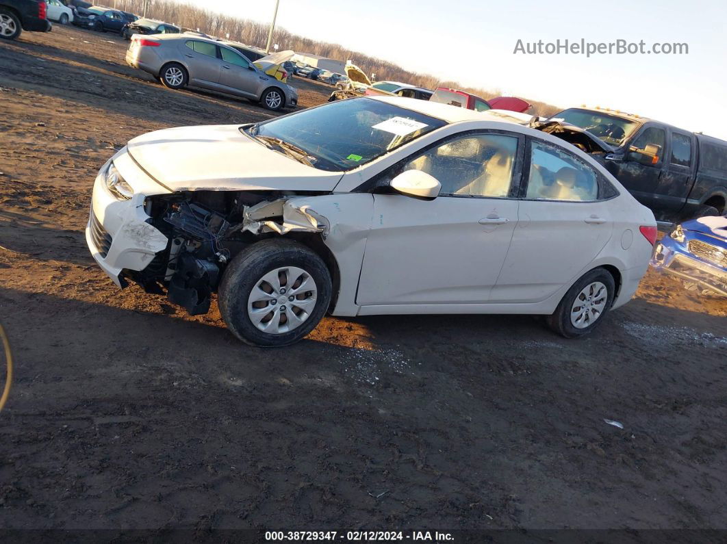 2016 Hyundai Accent Se White vin: KMHCT4AE7GU076450