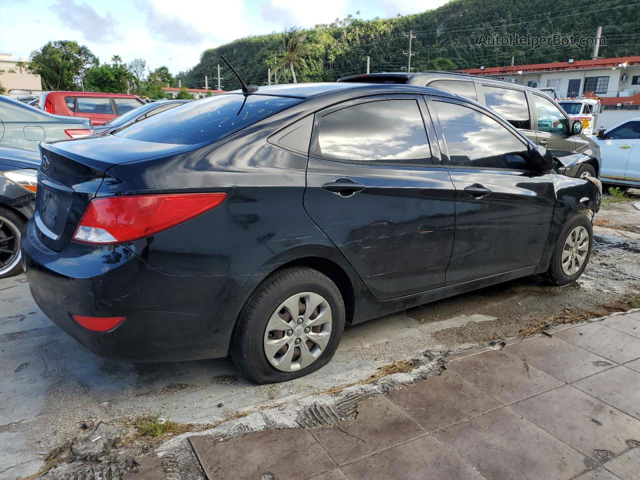 2016 Hyundai Accent Se Black vin: KMHCT4AE7GU079591