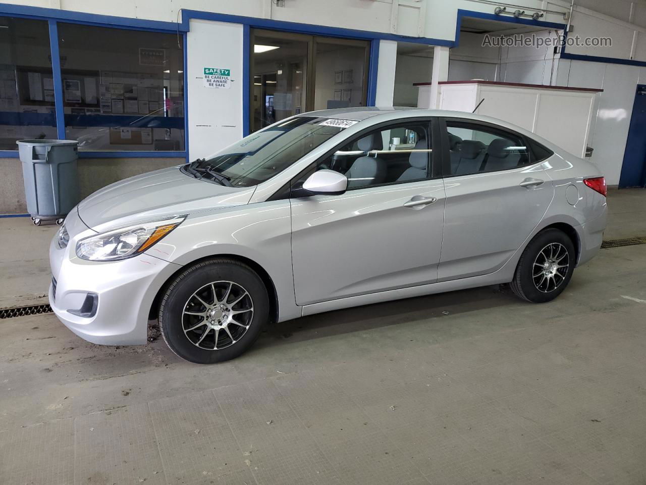 2016 Hyundai Accent Se Silver vin: KMHCT4AE7GU089280