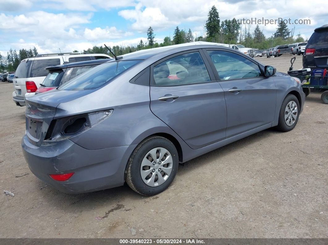 2016 Hyundai Accent Se Light Blue vin: KMHCT4AE7GU095855