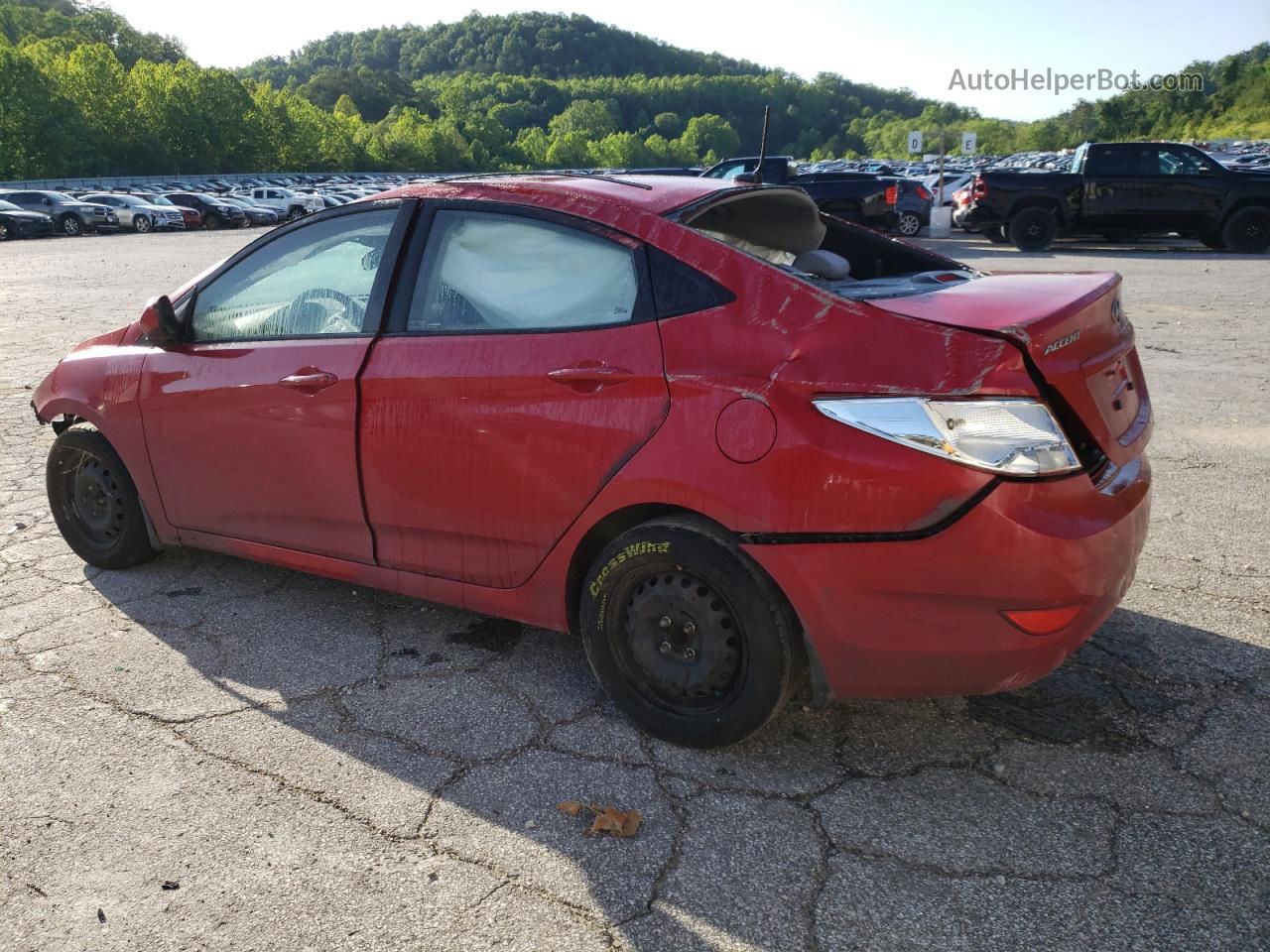 2016 Hyundai Accent Se Red vin: KMHCT4AE7GU106076