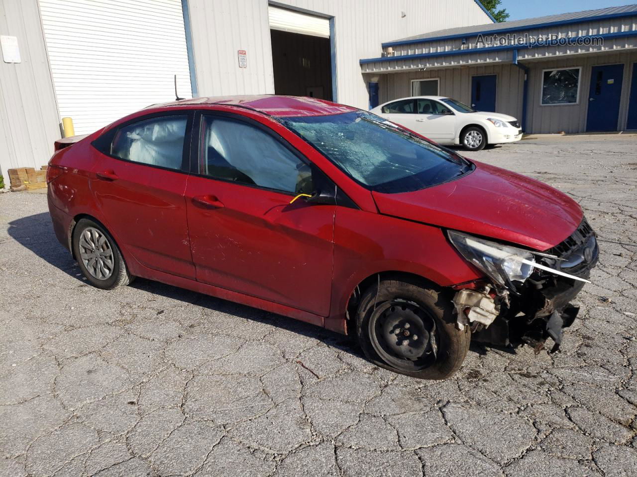 2016 Hyundai Accent Se Red vin: KMHCT4AE7GU106076