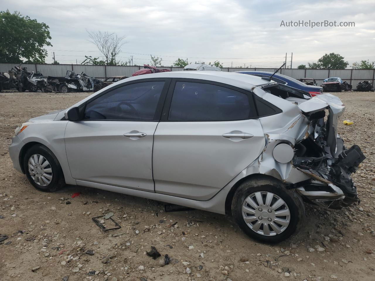 2016 Hyundai Accent Se Серый vin: KMHCT4AE7GU111732